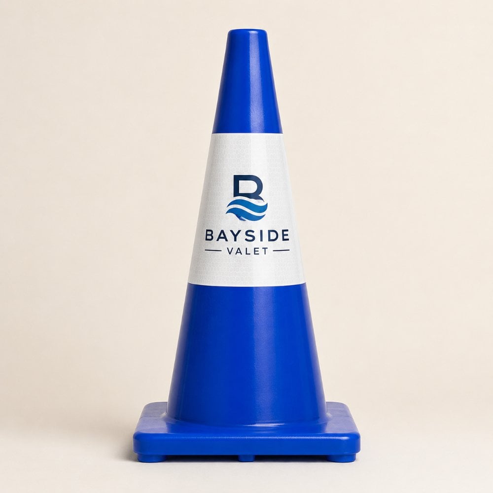 Custom Color traffic cone with logo