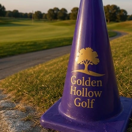 Traffic cones with logo printing